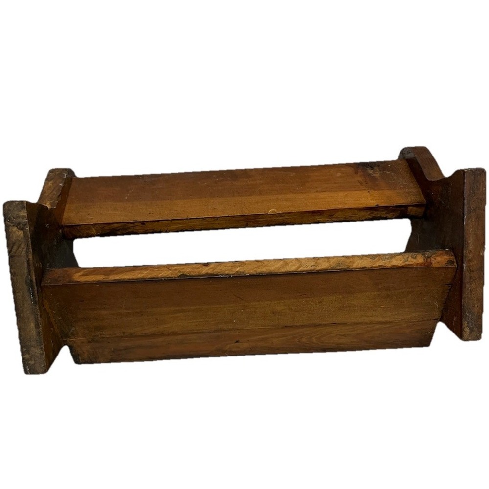 Wooden Brown Rustic Shelf - Picture 4 of 9